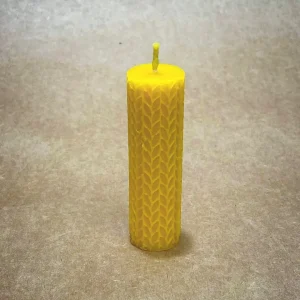 Свічка Колосся з бджолиного воску