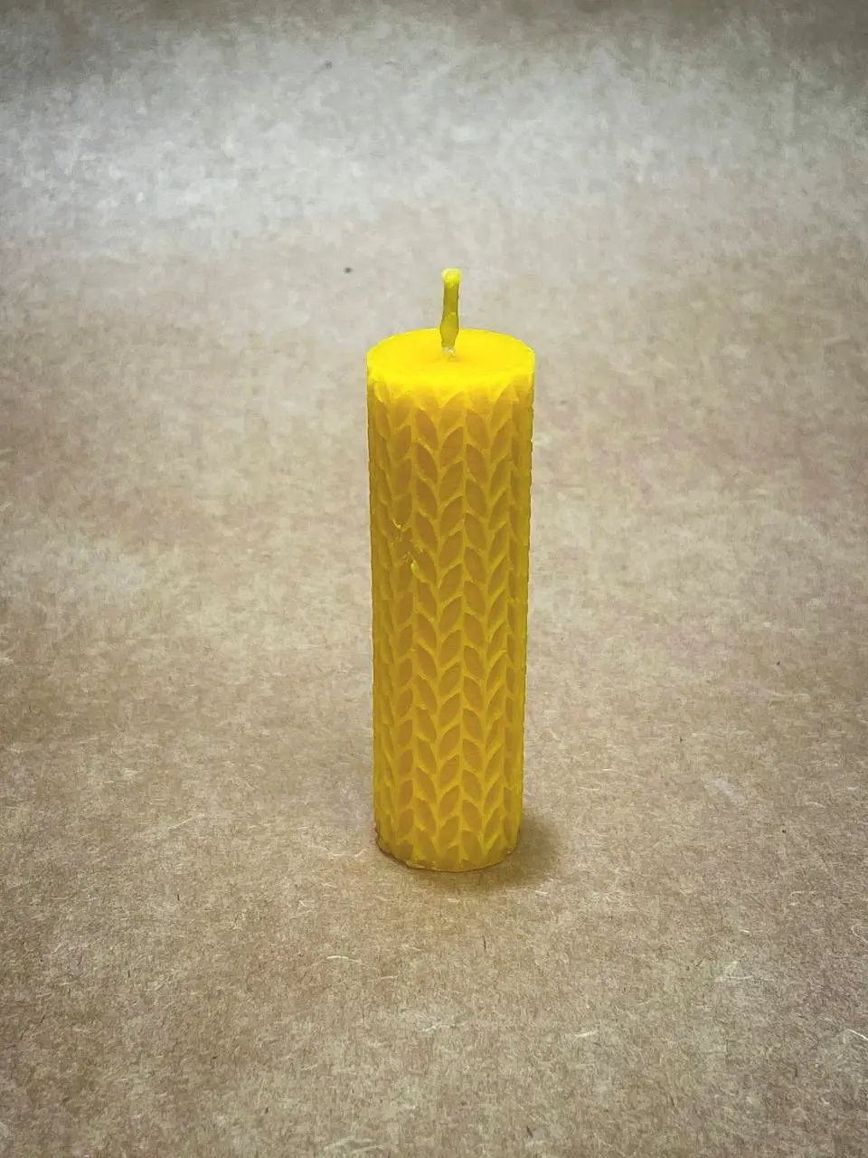 Свічка Колосся з бджолиного воску