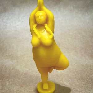 Свічка Йогиня з бджолиного воску